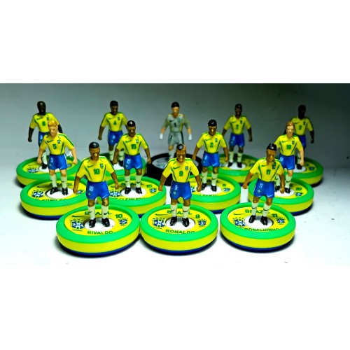 Subbuteo Andrew Table Soccer Brazil  2002 World Cup Winners  on WSB Professional bases